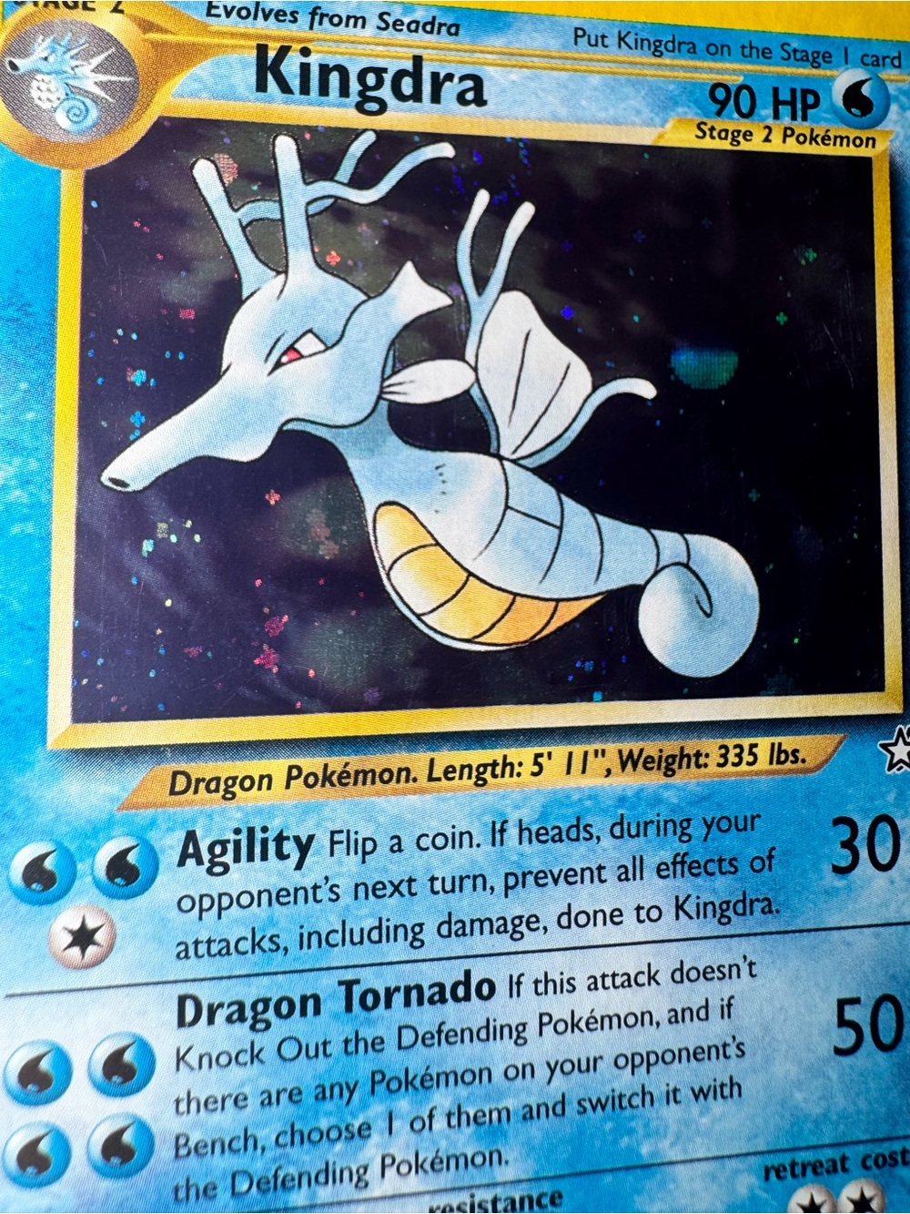 Kingdra #8/Pokemon Neo Genesis - Picture 4 of 11